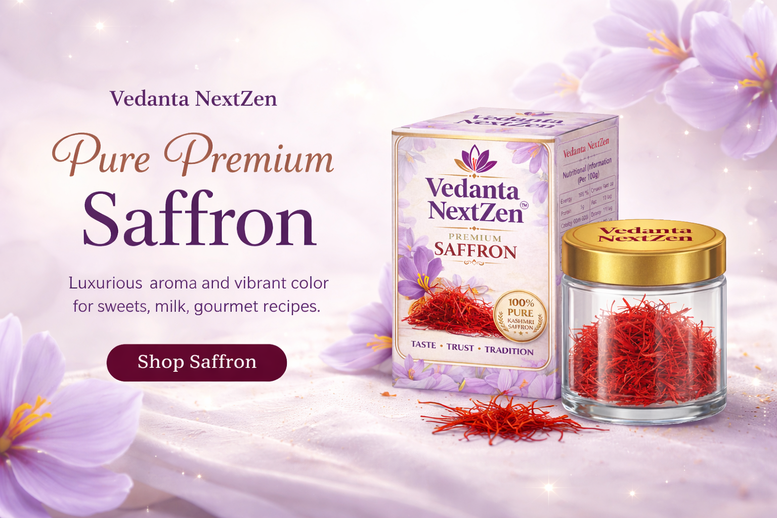vedanta nextzen saffron